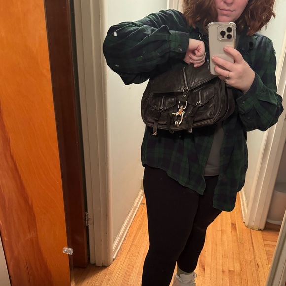 FRANCESCO BIASIA BROWN LEATHER BAG - Picture 12 of 15